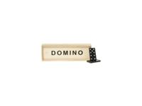 Domino spel in houten doosje 15x5x3cm - thumbnail
