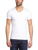 Garage T-shirt V-neck Slimfit White Stretch (art 0202) - thumbnail