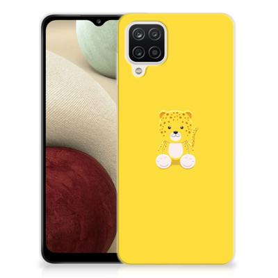 Samsung Galaxy A12 Telefoonhoesje met Naam Baby Leopard Samsung Galaxy A12 Telefoonhoesje met Naam Baby Leopard