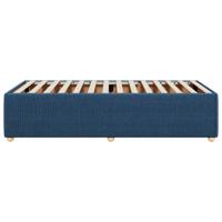 Bedframe zonder matras 90x190 cm stof blauw - thumbnail