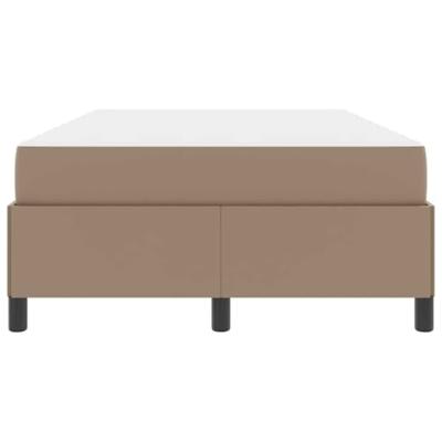 Bedframe met matras Cappuccino 120 x 190 cm Kunstleer