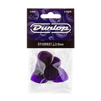 Dunlop Stubby Jazz 3.0mm 6-pack plectrumset - thumbnail