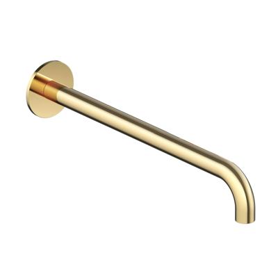 Wastafelkraan Uitloop Hotbath Cobber Rond 30 cm Gepolijst Messing Living Colours