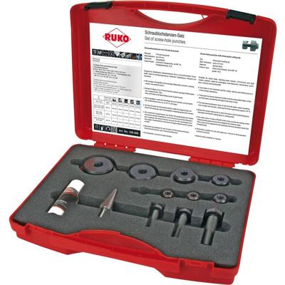 RUKO 109008 Ponsset voor blik , 12-delig