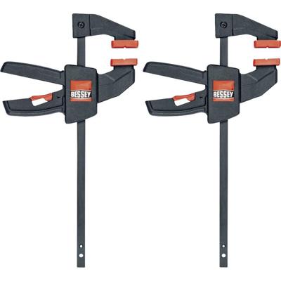 Eenhandklem EZS 110/40, set van 2 Bessey EZS11-4SET Spanbreedte (max.):110 mm Afm. werkbereik:40 mm Eenhandklem EZS 110/40, set van 2 Bessey EZS11-4SET Spanbreedte (max.):110 mm Afm. werkbereik:40 mm