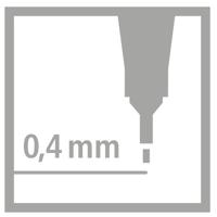 STABILO point 88, fineliner 0.4 mm, etui 15 kleuren - thumbnail