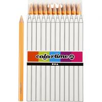 Colortime Driehoekige jumbo kleurpotloden - huidskleur, 12st. - thumbnail