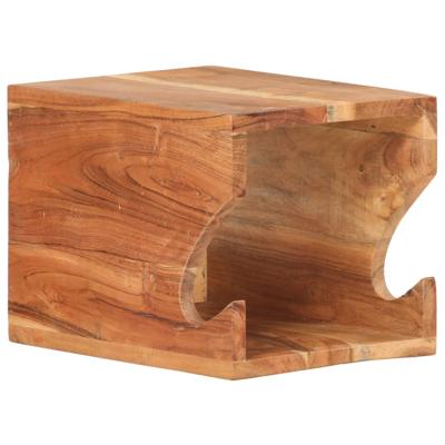 Wandfietsenrek 35x25x25 cm massief acaciahout Wandfietsenrek 35x25x25 cm massief acaciahout