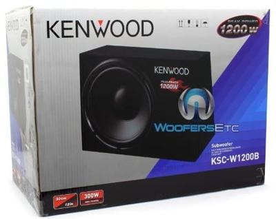 Kenwood KSC-W1200B Auto-subwoofer passief 1200 W