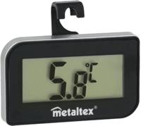 Metaltex Koelkastthermometer Zwart/Zilver - thumbnail