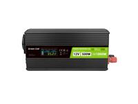 Green Cell PowerInverter LCD 12V 500W/10000W car inverter with display - pure sine wave - thumbnail