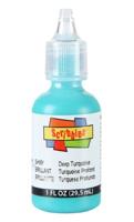 Scribbles • 3d textielverf glanzend 29,5ml turquoise - thumbnail