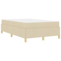 Boxspring bed met matras Crème en Wit 120 x 200 cm Stof - thumbnail