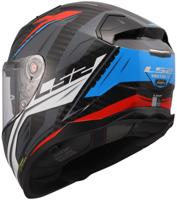 LS2 integraalhelm "ff811 vector ii carbon savage" helmet ff811 vector i c savage white/bl/red 3xl - thumbnail