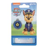 Nickelodeon Paw Patrol Chase Navy roestvrijstalen hondenpenning medium/gemiddeld dia. 3 cm RedDingo - Reddingo - thumbnail