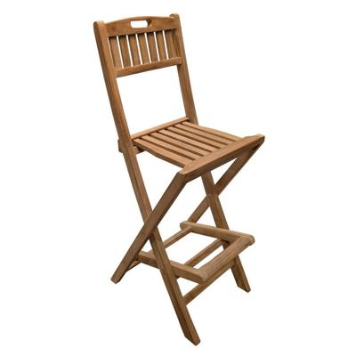 Florence Folding Barstoel Teak Buitengewoon de Boet - Buitengewoon de boet
