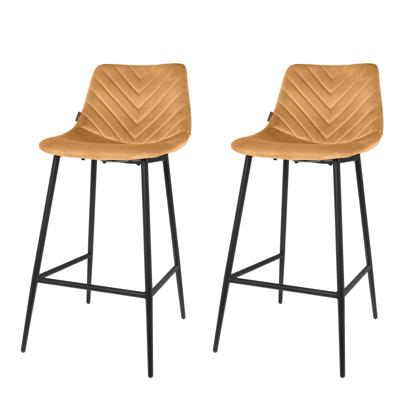 Barstoel 1set/2 Lynn caramel 96cm Barstoel 1set/2 Lynn caramel 96cm