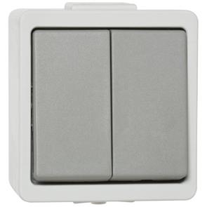 presto vedder waterdichte serie schakelaar grijs 106500-nl