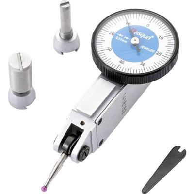 Dasqua 5221-1129-A Stootvaste meetklok Met controlemaat 0.8 mm Aflezing: 0.01 mm
