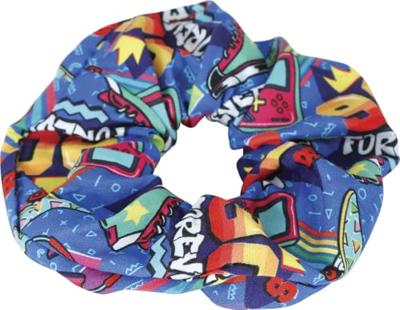 Scrunchie 90&apos;s Forever Blauw