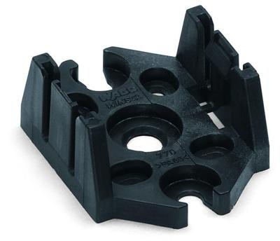 WAGO Montageplaat Zwart 1 stuk(s)