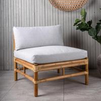 Nohr Loungebank 'Zev' Modulair, Rotan - thumbnail