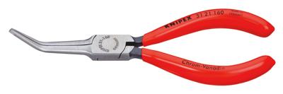 Knipex Grijptang (naaldtang) zwart geatramenteerd met kunststof bekleed 160 mm - 3121160