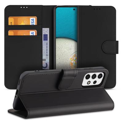 Book Case Galaxy A73 5G Hoesje Zwart met Pasjeshouder