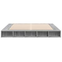 Bedframe bewerkt hout grijs sonoma eikenkleurig 180x200 cm - thumbnail