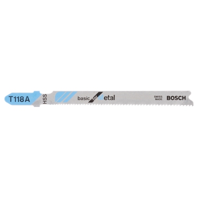 Bosch Accessories 2608631964 Decoupeerzaagblad T 118 A, Basic for Metal, verpakking van 100 stuks 100 stuk(s)