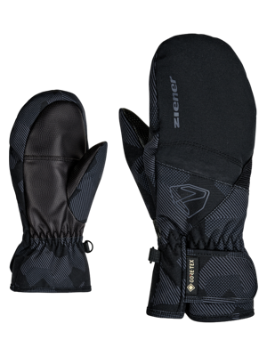Ziener Levin Gtx Kinder Handschoen Black/Gray Ink Camo 5,5