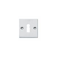 Intersteel Rozet vierkant met sleutelgat groot - chroom mat - thumbnail