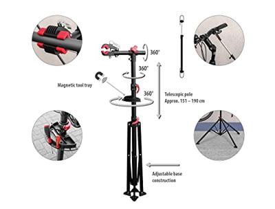 Eufab 16414 Montagestandaard Aantal plaatsen=1 Staal Zwart Eufab 16414 Montagestandaard Aantal plaatsen=1 Staal Zwart