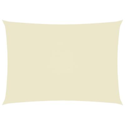 VidaXL Zonnescherm rechthoekig 2x4,5 m oxford stof crèmekleurig