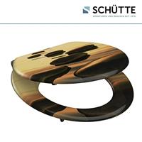 MDF WC-bril SEA STONE met soft-close lange levensduur: extreem onbreekbaar en krasbestendig comfort en functie: geruisloos sluiten dankzij de automatische valrem eenvoudig schoon te maken dankzi - thumbnail