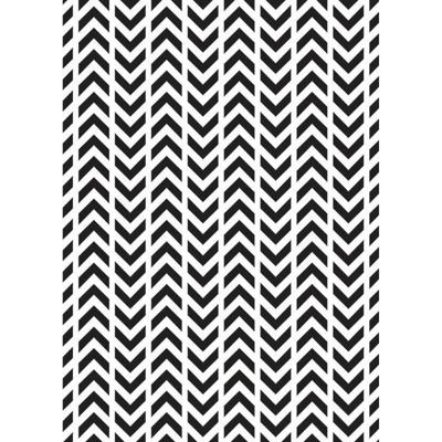 Nellie's Choice • mixed media stencil a5 arrows