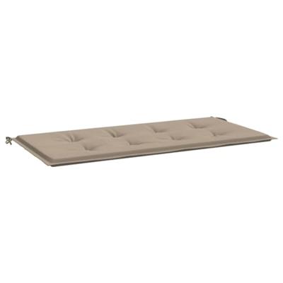 VidaXL Tuinbankkussen 120x50x4 cm oxford stof taupe VidaXL Tuinbankkussen 120x50x4 cm oxford stof taupe
