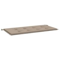VidaXL Tuinbankkussen 120x50x4 cm oxford stof taupe - thumbnail