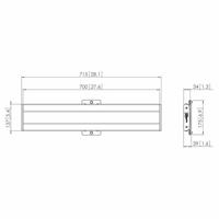 Vogels Adapterbar Geschikt voor serie: Vogels modulair display-plafondhoudersysteem Connect-it Zilver - thumbnail