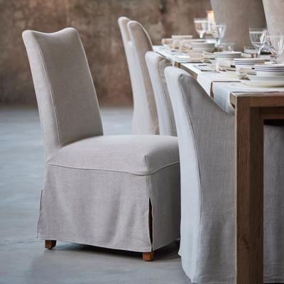 Rivièra Maison Eetkamerstoel 'Monti' Met hoes, Mouline Linnen, kleur Fabulous Flax