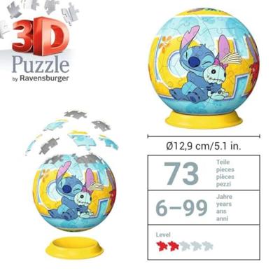 Ravensburger 3D-puzzelbal (Lilo en Stitch) - thumbnail