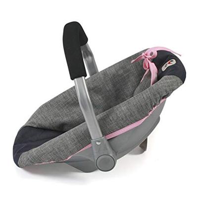 Poppen Autozitje Maxi-Cosi-stijl - Melange Navy Grijs