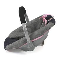 Poppen Autozitje Maxi-Cosi-stijl - Melange Navy Grijs - thumbnail