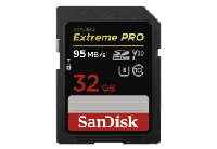 Sandisk SDHC geheugenkaart - 32GB - ExtremePro - U3 - thumbnail
