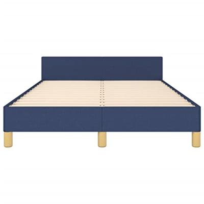 Bedframe zonder matras 120x190 cm stof blauw