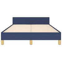 Bedframe zonder matras 120x190 cm stof blauw - thumbnail