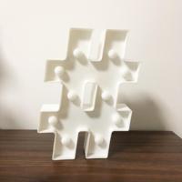 Symbool vorm decoratieve licht droge batterij aangedreven warm wit staande opknoping LED vakantie licht - thumbnail