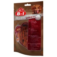 8In1 Fillets Pro Skin & Coat Kippensnack, voor Honden, 1x80g - thumbnail