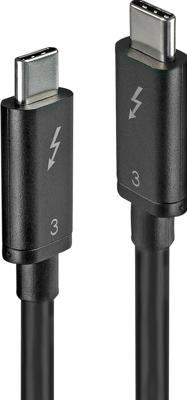 Lindy 41555 Thunderbolt 3 40Gbit 60W USB Type-C 0.5m