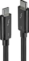 Lindy 41555 Thunderbolt 3 40Gbit 60W USB Type-C 0.5m - thumbnail